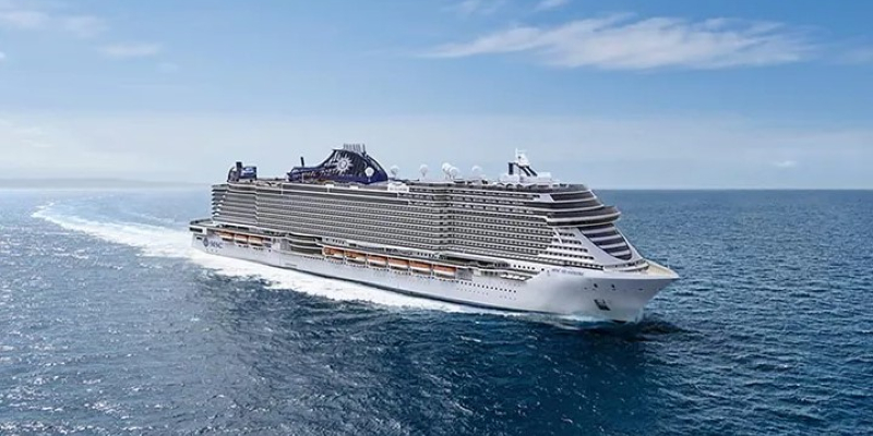 MSC Seashore, the largest cruise ship ever built in Italy, has been delivered