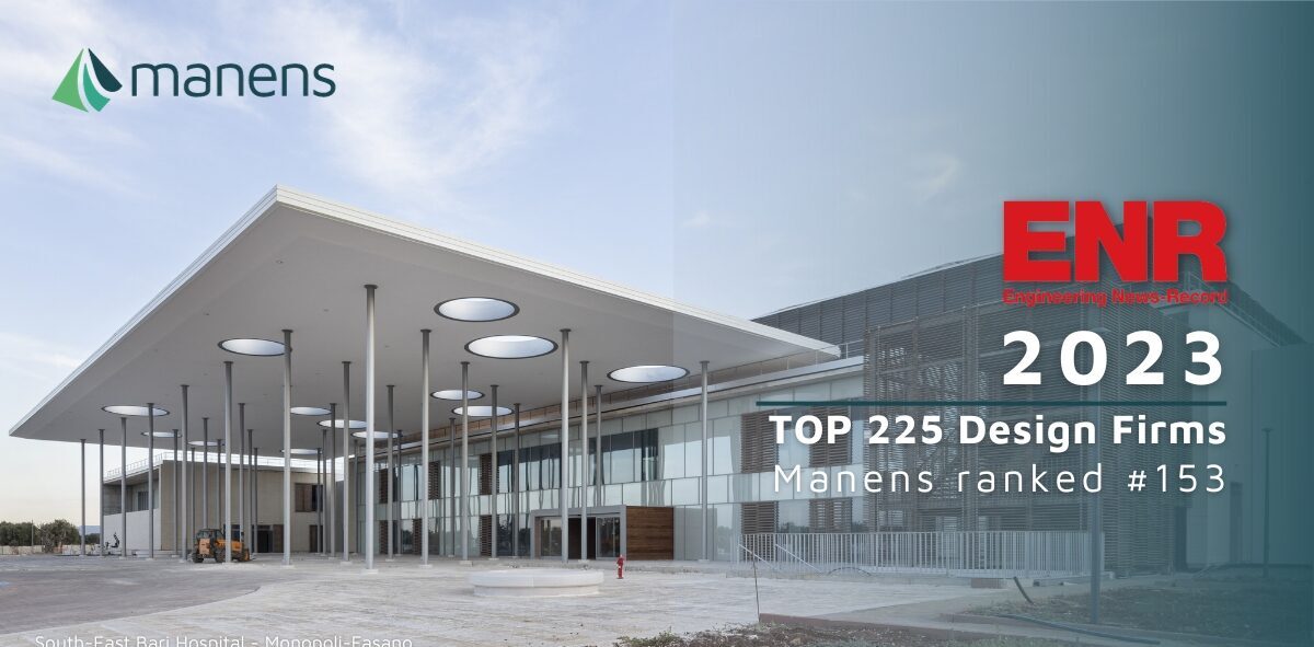 ENR Top 225 International Design Firms 2023: Manens ranks again among 12 Italian firms