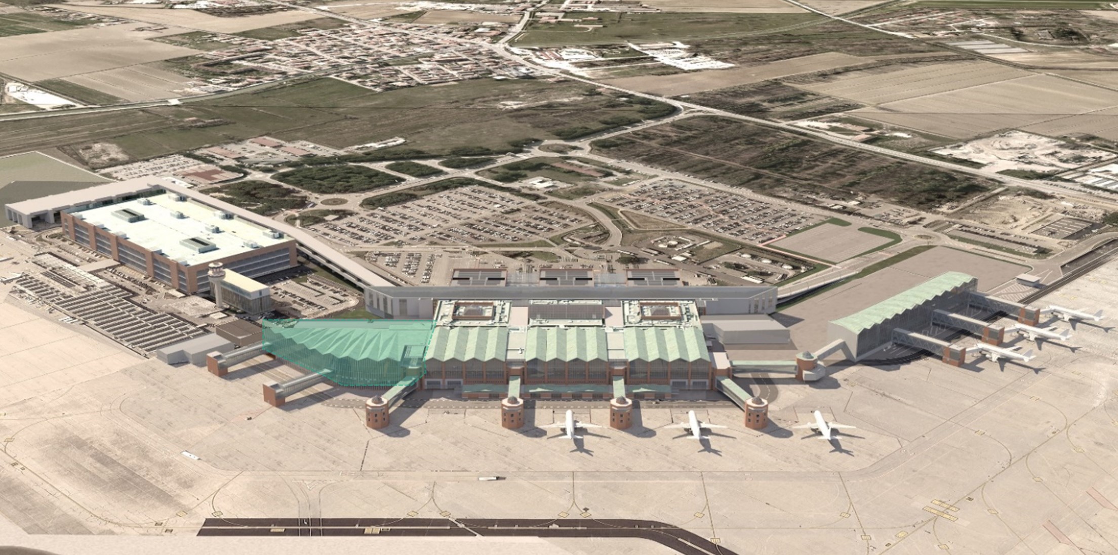 Marco Polo Airport, Venice towards the extension of the Passenger Terminal