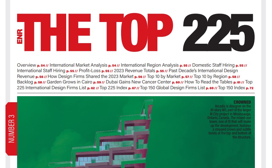 ENR Top 225 International Design Firms 2024